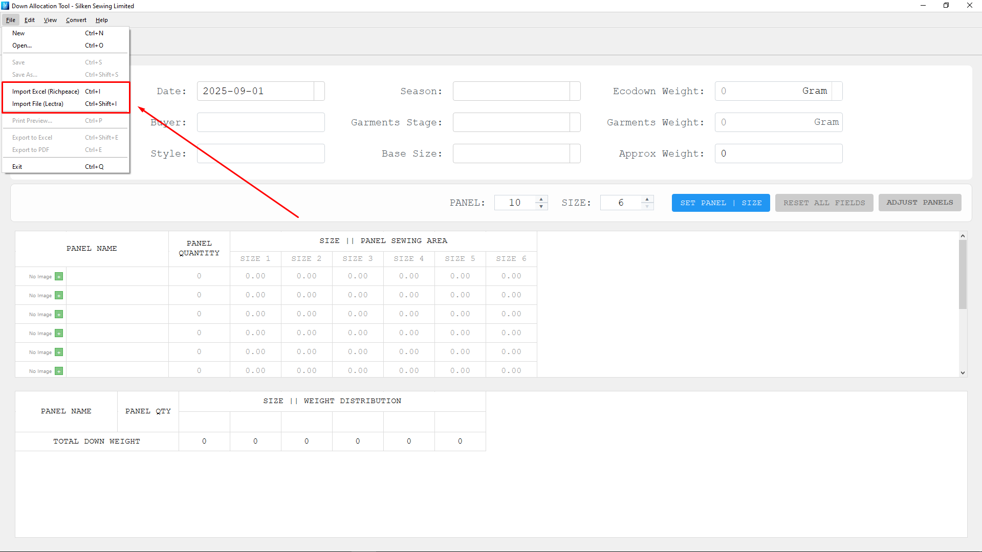 Direct Import Interface